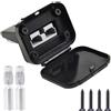NIYATA Anderson - Spina 120 A, spina Anderson, spina compatibile con spina Anderson, per auto, camper, moto, barca, colore nero