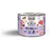 CT-TRONICS Mac's Cat Cibo umido Premium per gattini Kitten Confezione da 6 lattine (Pavo, vitello e anatra 6 x 200 g)
