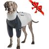 TVMALL Cappotto Invernale per Cani, Giacca in Pile Antivento Impermeabile, Giubbotti Morbido, Tuta da Neve per il Tempo Freddo con Tasche per Cani di Taglia Media e Grande, M