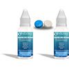Ailema 2 Confezioni di Soluzione Unica+Porta Lentine|Azione 4 in 1|con Acido Ialuronico |Lubrifica,Detergi e Proteggi le Lenti a Contatto|Formula Occhi Sensibili (360 ml x2 con Porta Lentine)