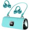 Generic Cuffie wireless a clip alla moda, nuove cuffie X22 Ear Cliheadset con display LED HD, auricolari stile borsa, auricolari Bluetooth aperti per allenamenti pendolari