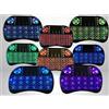 Generico Mini TASTIERA + Wireless 2.4 Ghz (layout Italiano) - Mini tastiera retroilluminata con mouse touchpad, smart TV, pc, console Gaming, universale, illuminata, Adattatore USB