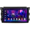 XIUNYIE 9 Pollice Car radio Android 15 2 DIN Car Stereo per Smart Fortwo 451 2005-2010 con Telecamera Posteriore/Wireless Carplay/BT/FM Radio/GPS/Mirror Link/Lettore multimediale(2+32G)