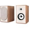 Triangle - Diffusori Attivi BOREA BR02 Connect - Diffusori da Libreria Bluetooth con Amplificatore 2x 50W - Audio HD - Ingressi PHONO/Piatto TV Arc & USB - 176 x 310 x 274 mm - Rovere Chiaro (Coppia)