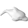 INNSPIRO Delfino Piccolo in porex 17 x 6 cm. Borsa da Appendere 2u. Animali, Bianco, 17x6cm