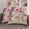 PETTI Artigiani Italiani - Coppia di Federe Cuscino 60x60 cm in Microfibra, Cuscini Arredo Camera da Letto, Divano, Salotto, Set 2 Fodere Copricuscino, Federa Shabby 328, 100% Made in Italy