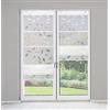 HOME WOHNIDEEN Rana - Tenda a rullo magnetica, tessuto semitrasparente, colore: bianco, dimensioni: 130 x 45 cm