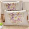 PETTI Artigiani Italiani - Coppia di Federe Cuscino 50x80 cm in Microfibra, Cuscini Arredo Camera da Letto, Divano, Salotto, Set 2 Fodere Copricuscino, Federa Shabby 320, 100% Made in Italy