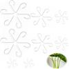 DiBaiHuiHomer 8 Pezzi Supporti per Piante Perenni, Ganci Porta Stelo per Piante Rampicanti,Supporto per Stelo Vegetale, per Piante Monstera, Fiore, Ortensia, Rose, pomodori.