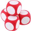 ifundom 4 dadi fai da te grandi cubetti di schiuma di cubi asciutti e cancellabili, cubi vuoti per scrivere su cubetti di gioco, giocattolo educativo per il gioco