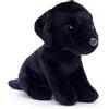 Zappi Co Max der Black Labrador - Cane di peluche (15 cm), morbido e morbido, 100% riciclato, fedele compagno di cani