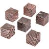 HNCCESG Set di dadi a 6 facce, dadi da gioco con design a scala di drago in metallo pesante da 16 mm con scatola regalo per il gioco da tavolo fantasy Dungeons and Dragon (Ls-Copper)