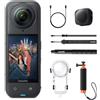 Insta360 X5 Pack Immersioni - Videocamera 8K 360, sensori da 1/1.28 | Action cam impermeabile, superba in bassa luce, 8K30fps, autonomia 3 ore, obiettivi sostituibili, ottima per vlog, sport