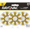 Rayovac Batterie per apparecchi acustici misura 10 (confezione da 24), batterie misura 10