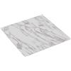 vidaXL Listoni Pavimenti Adesivi 20 pz in PVC 1,86 m² Marmo Bianco