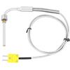 Hilitand EGT Termocoppia Sensore di tester e rivelatori termometri e sonde a termocoppia temperatura Tipo K per sonda di temperatura gas di scarico con punta e connettore esposti (1M)