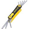 Marhynchus SK‑289 Chiave a Stella Pieghevole 8 in 1, Set di Chiavi Torx Pieghevoli T9 T10 T15 T20 T25 T27 T30 e T40, Set di Chiavi Combinate Portatili Strumenti di Riparazione set chiavi torx