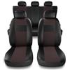 Mossa Coprisedili compatibili con BMW X3 E83, F25, G01, G45 (2003- ) - fodere sedili auto - set coprisedili auto universali - EXL-5