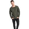 Urban Classics Raglan Wideneck Sweater Felpa, Verde (Olive 176), S Uomo