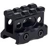 FOCUHUNTER Supporto per Montante Corto Picatinny, Riser Mount, Supporto per Montante Picatinny a 3 Fessure, Supporto per Guida Picatinny, in Lega di Alluminio Tattico Con Supporto per Base Montante