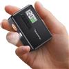 VEEAPE Tiny Pump Mini Pompa per Bicicletta, 120 PSI Pompa per Bicicletta Portatile con Valvola Presta e Schrader per Bici da Strada, Mountain Bike, City Bike