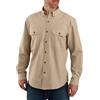 Carhartt Loose Fit Midweight Chambray Long-Sleeve Shirt, Camicia abbottonata Pratica da Lavoro Uomo, Dark Tan Chambray,