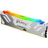 Kingston (TG. 32 GB) Kingston FURY Renegade RGB Bianco XMP 32GB 6400MT/s DDR5 CL32 DIMM M