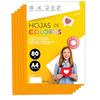 m-office Fogli Colorati A3 80g per Stampanti e Lavoretti Manuali, Blocco di Carta Colorata Assortita per Bambini, Pacchetto di Fogli Colorati per Biglietti M-Office (50 fogli, Arancione Chiaro)