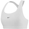 Nike DX6817-100 W NK SWSH LGT SPT Bra Reggiseno Sportivo Donna White/Black Taglia S
