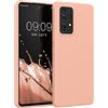 kwmobile Custodia Compatibile con Samsung Galaxy A53 5G Cover - Back Case per Smartphone in Silicone TPU - Protezione Gommata - pompelmo rosa