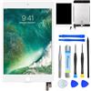NB+ Schermo LCD touch screen di ricambio per Apple iPad Mini 2015 7,9 4ª generazione, schermo LCD digitizer, pannello frontale in vetro con strumenti (Bianco)