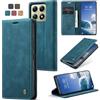 owlhold Cover Xiaomi 14T Custodia Xiaomi 14T Premium Pelle PU Portafoglio Flip Libro [Antiurto] [Cavalletto] [Carta Fessura] Custodia per Xiaomi 14T 5G -Blu verde