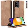 owlhold Cover per samsung A53,Cover Samsung Galaxy A53 5G Magnetica Portafoglio Flip[Antiurtoo][Cavalletto][Carta Fessura] Custodia Pelle per Samsung Galaxy A53 -Marrone