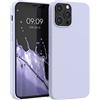 kwmobile Cover per Apple iPhone 12 Pro Max Custodia - Back Case per Smartphone in Silicone TPU - Protezione Gommata - lavanda pastello