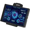 Sxhlseller Monitor Temperatura Computer, Mini Schermo IPS Full View da 3,5 Pollici, Monitor Temperatura Display Pannello Sensore PC USB Tipo C, Monitor Dati Disco Rigido RAM CPU PC, Temi