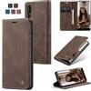 Cracedily Cover per Huawei P20 Pro Case, Custodia Cover Pelle Premium Portafoglio con Porta Carte Magnetica Supporto Protezione Flip Case Custodia per Huawei P20 Pro, Caffè
