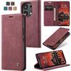 owlhold Cover Xiaomi Redmi Note 13 Pro 4G(Non per 5G),Custodia Redmi Note 13 Pro 4G Magnetica Portafoglio Flip[Antiurtoo][Cavalletto][Carta Fessura] Cover Pelle per Redmi Note 13 Pro 4G-Vino Rosso