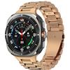 MoKo Cinturino in Metallo Compatibile con Samsung Galaxy Watch Ultra 47mm (2025/2024) per Uomo Donna, Cinturino di Ricambio in Acciaio Inossidabile per Galaxy Watch 7 Ultra 2, Oro Rosa