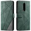 SONWO Cover per OnePlus 8, Flip Caso in PU Pelle Case Cover Portafoglio Custodia per OnePlus 8, [Kickstand] [Slot per Schede], Verde