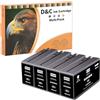 D&C 950 XL 951XL Cartucce d'inchiostro Nero compatibili con HP 950XL 951XL, adatte per Officejet Pro 8620, 8600, Officejet pro 8610, 8615, 8100, 276DW (Pack da 4)