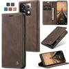 owlhold Cover Xiaomi Poco X6 Pro 5G Custodia Poco X6 Pro 5G (Non per 4G) Portafoglio Flip [Antiurtoo][Cavalletto][Carta Fessura] Cover Pelle per Xiaomi Poco X6 Pro 5G/Redmi K70E -Caffè