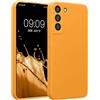kwmobile Custodia Compatibile con Samsung Galaxy S22 Plus Cover - Back Case per Smartphone in Silicone TPU - Protezione Gommata - Arancia fruttata