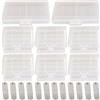 GTIWUNG 2 Pezzi Custodia Batteria in Plastica 10 celle, 4 Pezzi Custodia(6 celle) per Batterie AA/AAA, 12 Pezzi Adattatore da AAA a AA, Trasparente