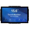 GreenTouch Display touch a cornice aperta da 15,6 pollici a 10 punti, monitor touchscreen PCAP industriale, porta VGA+HDMI+DVI - 16:9