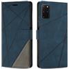 SONWO Cover per Samsung Galaxy S20 Plus/Galaxy S20+, Flip Caso in PU Pelle Case Cover Custodia con Slot per Schede e Supporto Stand per Galaxy S20 Plus/Galaxy S20+, Blu