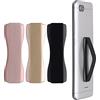 kwmobile Supporto Dita Cellulare - Set 3x Fasce Elastiche Sostegno Antiscivolo Antiurto Telefonino Supporto Universale - Finger Holder Phone nero/oro rosa/oro