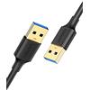 UGREEN Cavo USB 3.0 Cable Type A 5Gbps Tipo A per Hub, Box TV, HDD, Computer portatile, Disco Rigido Esterno (3M)