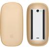 kwmobile Custodia Silicone Mouse Compatibile con Apple Magic Mouse 1/2 Cover - Antipolvere - Case Morbida - Semitrasparente Arancione