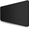 LL-COEUR Nero Tappetino per Mouse XXL per Giochi 110x50x0,3cm, Tappetino per Tastiera Largo Computer Desk Pad per Ufficio (1100 x 500 x 3 mm)