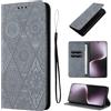 LSPCASA Custodia con Honor Magic 7 lite 5G 6,78 Pollici Premium Pelle PU Flip Protettiva Cover Con Slot Per Schede e Funzione Supporto Custodia Cover Portafoglio con Honor Magic 7 lite-Grigio
